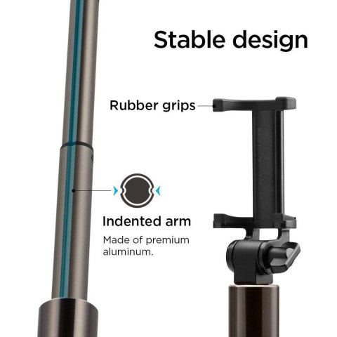 Selfie stick Spigen S530W - czarny Selfie stick Spigen S530W - czarny