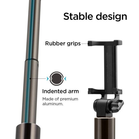 Selfie stick Spigen S530W - czarny Selfie stick Spigen S530W - czarny
