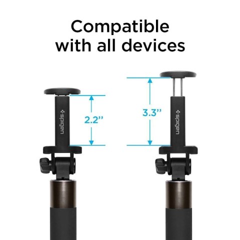 Selfie stick Spigen S530W - czarny Selfie stick Spigen S530W - czarny