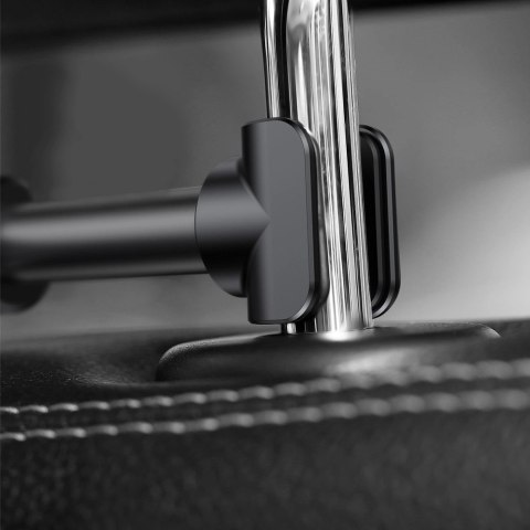 Uchwyt Baseus Backseat Car Mount SUHZ-01 samochodowy na zagłówek do tabletów / smartfonów 4,7-12,9" - czarny Uchwyt Baseus Backseat Car Mount SUHZ-01 samochodowy na zagłówek do tabletów / smartfonów 4,7-12,9" - czarny