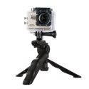 Uchwyt z mini statywem do kamer sportowych GoPro SJCAM czarny Uchwyt z mini statywem do kamer sportowych GoPro SJCAM czarny
