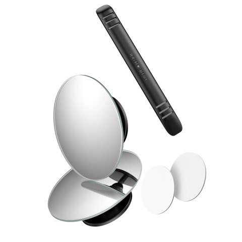 Baseus Full-view Blind-spot Mirror 2x dodatkowe samochodowe lusterko boczne wypukłe martwe pole punkt czarny (ACMDJ-01) Baseus Full-view Blind-spot Mirror 2x dodatkowe samochodowe lusterko boczne wypukłe martwe pole punkt czarny (ACMDJ-01)