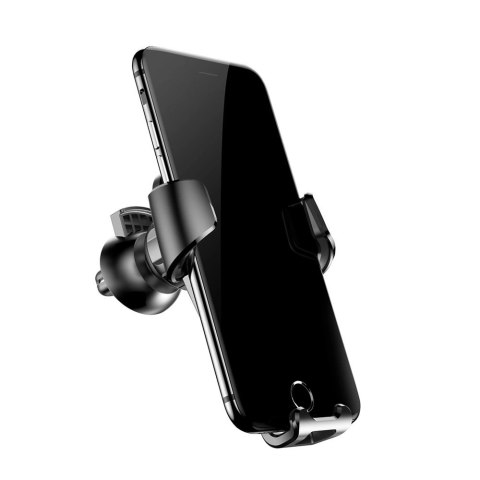 Baseus Gravity Car Mount grawitacyjny uchwyt samochodowy na kratkę wentylacyjną nawiew na telefon 4-6" czarny (SUYL-01) Baseus Gravity Car Mount grawitacyjny uchwyt samochodowy na kratkę wentylacyjną nawiew na telefon 4-6" czarny (SUYL-01)
