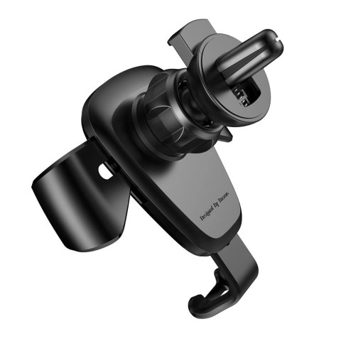 Baseus Gravity Car Mount grawitacyjny uchwyt samochodowy na kratkę wentylacyjną nawiew na telefon 4-6" czarny (SUYL-01) Baseus Gravity Car Mount grawitacyjny uchwyt samochodowy na kratkę wentylacyjną nawiew na telefon 4-6" czarny (SUYL-01)
