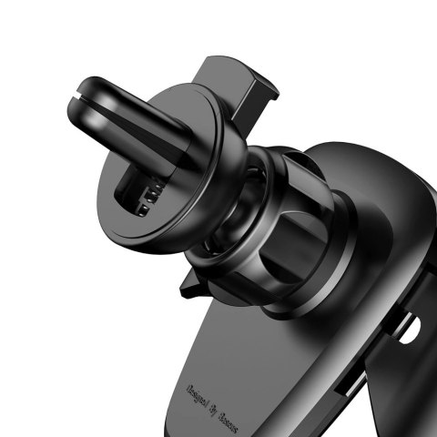 Baseus Gravity Car Mount grawitacyjny uchwyt samochodowy na kratkę wentylacyjną nawiew na telefon 4-6" czarny (SUYL-01) Baseus Gravity Car Mount grawitacyjny uchwyt samochodowy na kratkę wentylacyjną nawiew na telefon 4-6" czarny (SUYL-01)