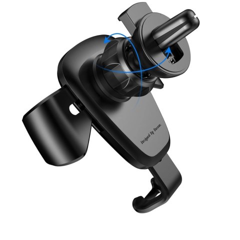 Baseus Gravity Car Mount grawitacyjny uchwyt samochodowy na kratkę wentylacyjną nawiew na telefon 4-6" czarny (SUYL-01) Baseus Gravity Car Mount grawitacyjny uchwyt samochodowy na kratkę wentylacyjną nawiew na telefon 4-6" czarny (SUYL-01)