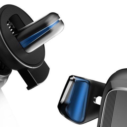 Baseus Gravity Car Mount grawitacyjny uchwyt samochodowy na kratkę wentylacyjną nawiew na telefon 4-6" czarny (SUYL-01) Baseus Gravity Car Mount grawitacyjny uchwyt samochodowy na kratkę wentylacyjną nawiew na telefon 4-6" czarny (SUYL-01)