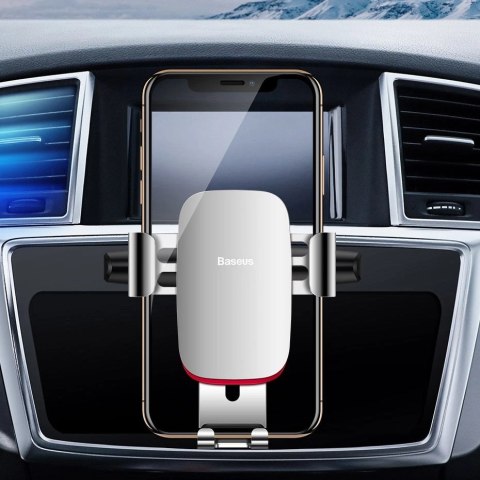 Baseus Metal Age Gravity Car Mount metalowy samochodowy uchwyt grawitacyjny na slot CD czarny (SUYL-J01) Baseus Metal Age Gravity Car Mount metalowy samochodowy uchwyt grawitacyjny na slot CD czarny (SUYL-J01)