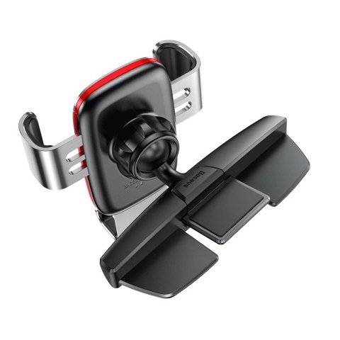 Baseus Metal Age Gravity Car Mount metalowy samochodowy uchwyt grawitacyjny na slot CD srebrny (SUYL-J0S) Baseus Metal Age Gravity Car Mount metalowy samochodowy uchwyt grawitacyjny na slot CD srebrny (SUYL-J0S)