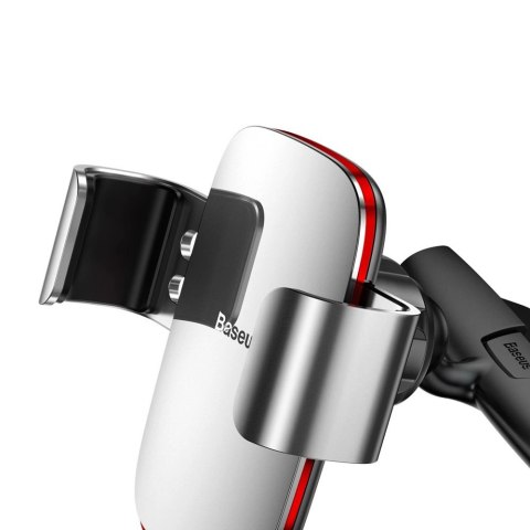 Baseus Metal Age Gravity Car Mount metalowy samochodowy uchwyt grawitacyjny na slot CD srebrny (SUYL-J0S) Baseus Metal Age Gravity Car Mount metalowy samochodowy uchwyt grawitacyjny na slot CD srebrny (SUYL-J0S)