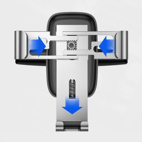 Baseus Metal Age Gravity Car Mount metalowy samochodowy uchwyt grawitacyjny na slot CD srebrny (SUYL-J0S) Baseus Metal Age Gravity Car Mount metalowy samochodowy uchwyt grawitacyjny na slot CD srebrny (SUYL-J0S)