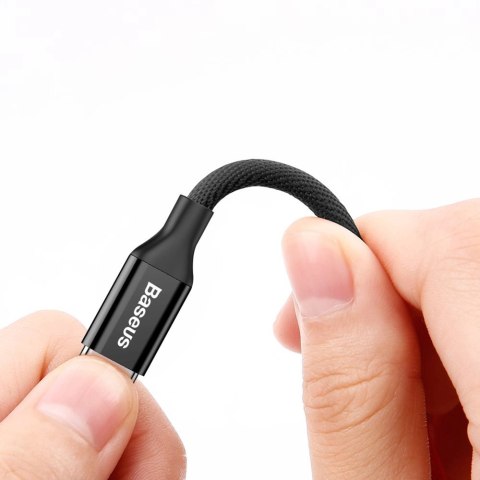 Baseus Yiven kabel przewód w materiałowym oplocie USB / Lightning 1,2M czarny (CALYW-01) Baseus Yiven kabel przewód w materiałowym oplocie USB / Lightning 1,2M czarny (CALYW-01)