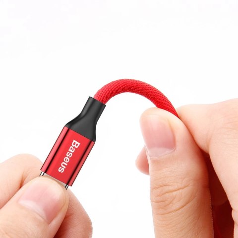 Baseus Yiven kabel przewód w materiałowym oplocie USB / Lightning 1,8M czerwony (CALYW-A09) Baseus Yiven kabel przewód w materiałowym oplocie USB / Lightning 1,8M czerwony (CALYW-A09)