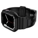 Etui z paskiem Spigen Rugged Armor Pro na Apple Watch 4 / 5 / 6 / 7 / 8 / SE (44/45 mm) - czarne Etui z paskiem Spigen Rugged Armor Pro na Apple Watch 4 / 5 / 6 / 7 / 8 / SE (44/45 mm) - czarne