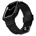Etui z paskiem Spigen Rugged Armor Pro na Apple Watch 4 / 5 / 6 / 7 / 8 / SE (44/45 mm) - czarne Etui z paskiem Spigen Rugged Armor Pro na Apple Watch 4 / 5 / 6 / 7 / 8 / SE (44/45 mm) - czarne