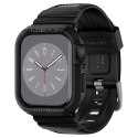 Etui z paskiem Spigen Rugged Armor Pro na Apple Watch 4 / 5 / 6 / 7 / 8 / SE (44/45 mm) - czarne Etui z paskiem Spigen Rugged Armor Pro na Apple Watch 4 / 5 / 6 / 7 / 8 / SE (44/45 mm) - czarne