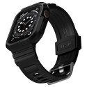 Etui z paskiem Spigen Rugged Armor Pro na Apple Watch 4 / 5 / 6 / 7 / 8 / SE (44/45 mm) - czarne Etui z paskiem Spigen Rugged Armor Pro na Apple Watch 4 / 5 / 6 / 7 / 8 / SE (44/45 mm) - czarne