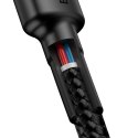 Kabel Baseus CATKLF-H91 USB-C - USB-C PD QC 60W 3A 480Mb/s 2m - czarno-czerwony