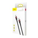 Kabel Baseus CATKLF-H91 USB-C - USB-C PD QC 60W 3A 480Mb/s 2m - czarno-czerwony
