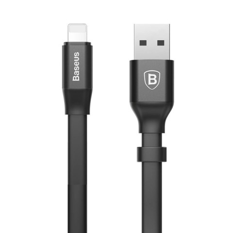 Kabel Baseus Nimble USB-A / Lightning 2A 0.23 m - czarny Kabel Baseus Nimble USB-A / Lightning 2A 0.23 m - czarny