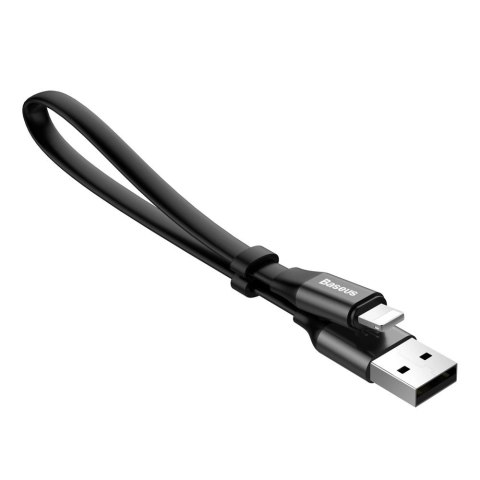 Kabel Baseus Nimble USB-A / Lightning 2A 0.23 m - czarny Kabel Baseus Nimble USB-A / Lightning 2A 0.23 m - czarny
