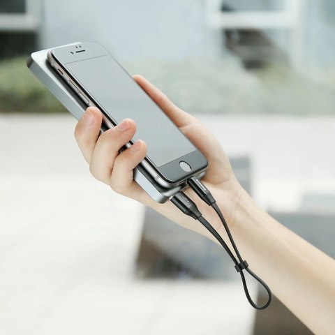 Kabel Baseus Nimble USB-A / Lightning 2A 0.23 m - czarny Kabel Baseus Nimble USB-A / Lightning 2A 0.23 m - czarny