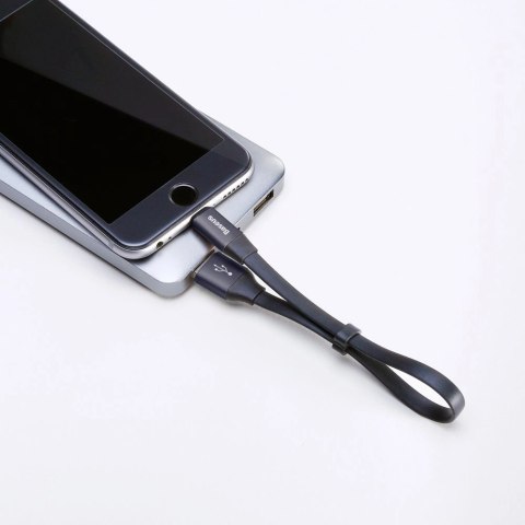 Kabel Baseus Nimble USB-A / Lightning 2A 0.23 m - czarny Kabel Baseus Nimble USB-A / Lightning 2A 0.23 m - czarny
