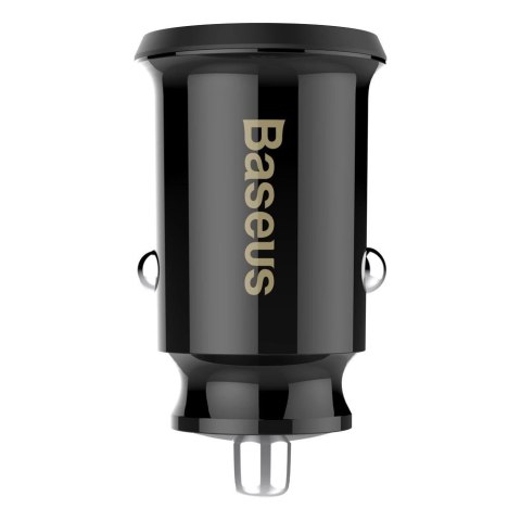 Mini ładowarka Baseus Grain Car Charger CCALL-ML01 samochodowa 2x USB-A 3.1A - czarna Mini ładowarka Baseus Grain Car Charger CCALL-ML01 samochodowa 2x USB-A 3.1A - czarna