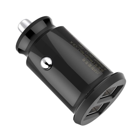 Mini ładowarka Baseus Grain Car Charger CCALL-ML01 samochodowa 2x USB-A 3.1A - czarna Mini ładowarka Baseus Grain Car Charger CCALL-ML01 samochodowa 2x USB-A 3.1A - czarna