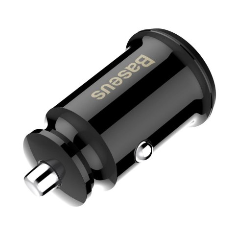 Mini ładowarka Baseus Grain Car Charger CCALL-ML01 samochodowa 2x USB-A 3.1A - czarna Mini ładowarka Baseus Grain Car Charger CCALL-ML01 samochodowa 2x USB-A 3.1A - czarna
