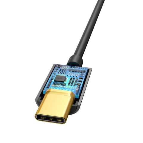 Adapter Baseus L54 do słuchawek USB-C / mini jack 3.5mm DAC 24 bit 48 KHz - czarny Adapter Baseus L54 do słuchawek USB-C / mini jack 3.5mm DAC 24 bit 48 KHz - czarny
