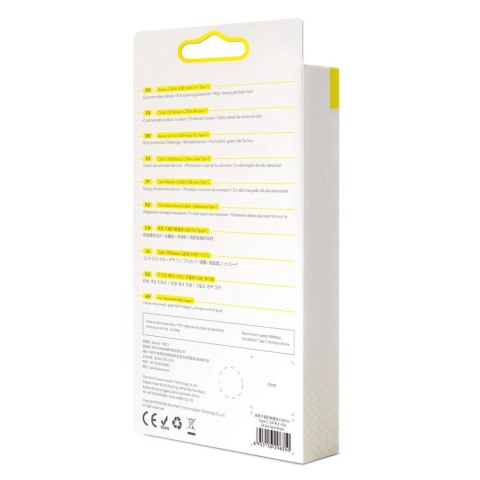 Baseus Cafule Cable wytrzymały nylonowy kabel przewód USB / USB-C QC3.0 2A 3M czarno-czerwony (CATKLF-U91) Baseus Cafule Cable wytrzymały nylonowy kabel przewód USB / USB-C QC3.0 2A 3M czarno-czerwony (CATKLF-U91)
