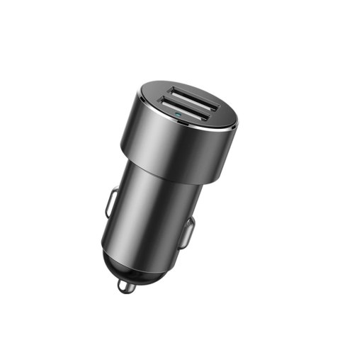 Rozdzielacz Baseus CRDYQ-01 2x gniazdo zapalniczki 80W 2x USB-A 3.1A - czarny Rozdzielacz Baseus CRDYQ-01 2x gniazdo zapalniczki 80W 2x USB-A 3.1A - czarny