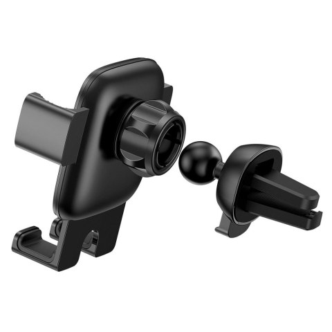 Uchwyt Baseus Cube SUYL-FK01 grawitacyjny na telefon 4.7-6.6" do samochodu na kratkę nawiewu - czarny Uchwyt Baseus Cube SUYL-FK01 grawitacyjny na telefon 4.7-6.6" do samochodu na kratkę nawiewu - czarny