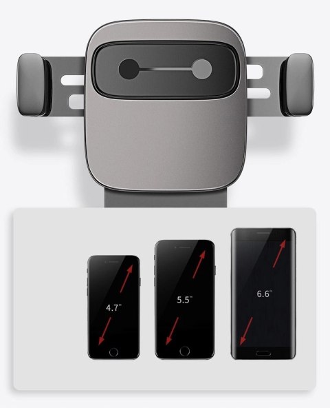Uchwyt Baseus Cube SUYL-FK01 grawitacyjny na telefon 4.7-6.6" do samochodu na kratkę nawiewu - czarny Uchwyt Baseus Cube SUYL-FK01 grawitacyjny na telefon 4.7-6.6" do samochodu na kratkę nawiewu - czarny