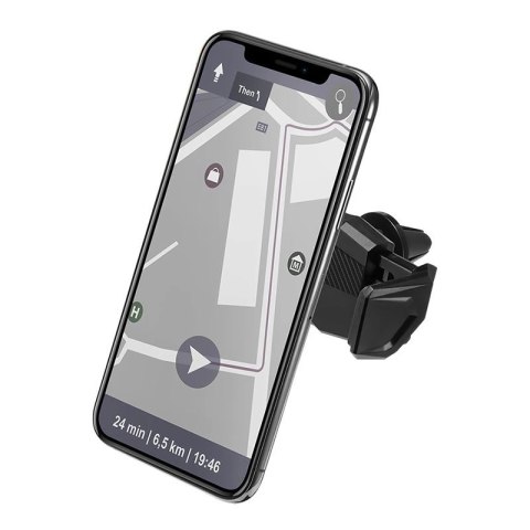 Uchwyt Spigen Click.R do kratki nawiewu w samochodzie - czarny Uchwyt Spigen Click.R do kratki nawiewu w samochodzie - czarny