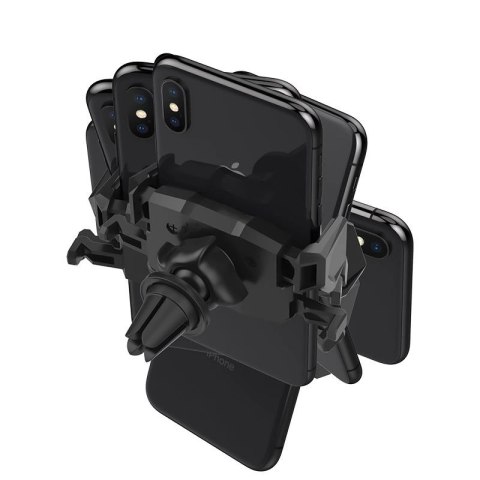 Uchwyt Spigen Click.R do kratki nawiewu w samochodzie - czarny Uchwyt Spigen Click.R do kratki nawiewu w samochodzie - czarny
