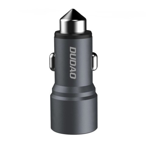 Dudao ładowarka samochodowa 2x USB 3.1A szary (R5 grey) Dudao ładowarka samochodowa 2x USB 3.1A szary (R5 grey)