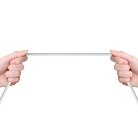Dudao przewód kabel USB Typ C 2.1A 1m biały (L4T 1m white) Dudao przewód kabel USB Typ C 2.1A 1m biały (L4T 1m white)