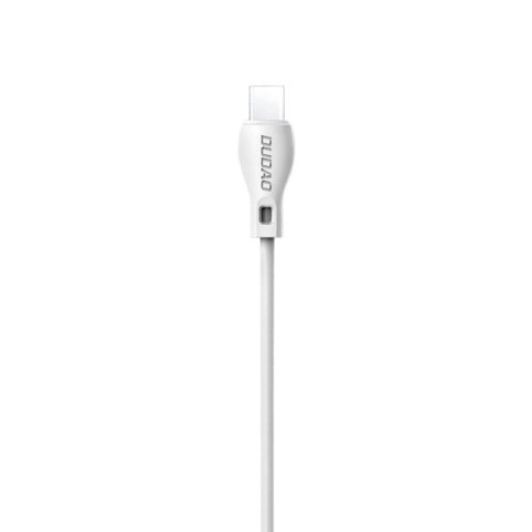 Dudao przewód kabel USB Typ C 2.1A 2m biały (L4T 2m white) Dudao przewód kabel USB Typ C 2.1A 2m biały (L4T 2m white)