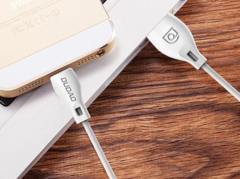 Dudao przewód kabel micro USB 2.4A 1m biały (L4M 1m white) Dudao przewód kabel micro USB 2.4A 1m biały (L4M 1m white)