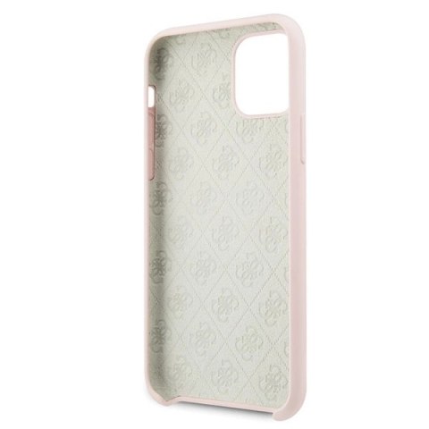 Guess GUHCN58LS4GLP iPhone 11 Pro light pink/jasnoróżowy hard case Silicone 4G Tone On Tone Guess GUHCN58LS4GLP iPhone 11 Pro light pink/jasnoróżowy hard case Silicone 4G Tone On Tone