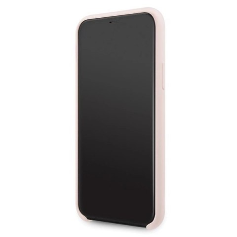 Guess GUHCN58LS4GLP iPhone 11 Pro light pink/jasnoróżowy hard case Silicone 4G Tone On Tone Guess GUHCN58LS4GLP iPhone 11 Pro light pink/jasnoróżowy hard case Silicone 4G Tone On Tone