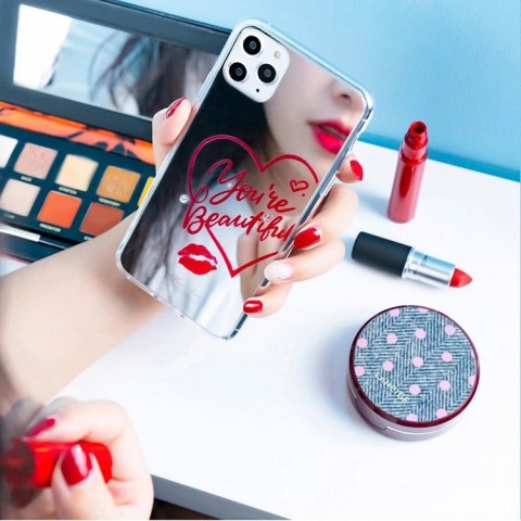 Kingxbar Angel lustrzane etui ozdobione oryginalnymi Kryształami Swarovskiego iPhone 11 Pro Max lusterko przezroczysty Kingxbar Angel lustrzane etui ozdobione oryginalnymi Kryształami Swarovskiego iPhone 11 Pro Max lusterko przezroczysty