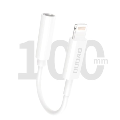 Dudao adapter audio przejściówka do słuchawek z Lightning na mini jack 3,5 mm biały (L16i white) Dudao adapter audio przejściówka do słuchawek z Lightning na mini jack 3,5 mm biały (L16i white)