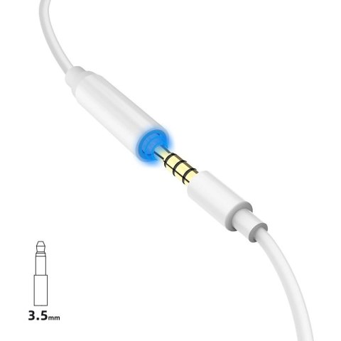Dudao adapter audio przejściówka do słuchawek z Lightning na mini jack 3,5 mm biały (L16i white) Dudao adapter audio przejściówka do słuchawek z Lightning na mini jack 3,5 mm biały (L16i white)