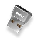 Dudao adapter przejściówka ze złącza USB Type-C na USB czarny (L16AC black) Dudao adapter przejściówka ze złącza USB Type-C na USB czarny (L16AC black)