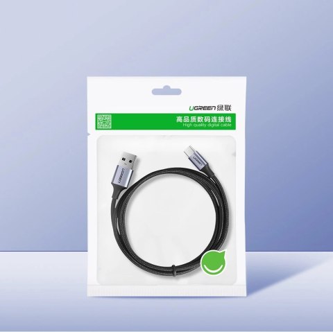 Kabel Ugreen US288 60125 USB-A / USB-C QC 3.0 3A 0.5m - szary Kabel Ugreen US288 60125 USB-A / USB-C QC 3.0 3A 0.5m - szary