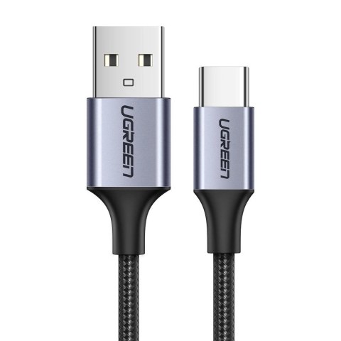 Kabel Ugreen US288 60126 USB-A / USB-C QC 3.0 3A 1m - szary Kabel Ugreen US288 60126 USB-A / USB-C QC 3.0 3A 1m - szary