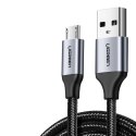 Kabel Ugreen US290 60146 USB-A / micro USB 2.4A 1m - szary Kabel Ugreen US290 60146 USB-A / micro USB 2.4A 1m - szary